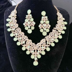 Conjunto Set Momento Especial + Aretes Combinados Green Light