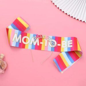Set corona y cinta Mom to Be