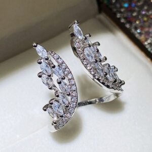 ANILLO AJUSTABLE EN FORMA DE ALA PARA (SET)#1,158