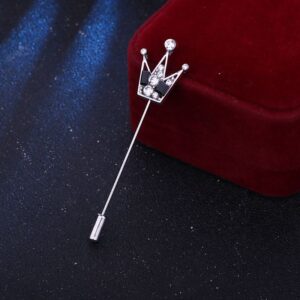 Pin black silver / broche para caballero / Evento Especial