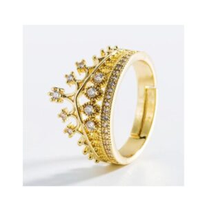 Anillo ajustable corona estilo 2
