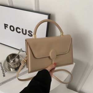 Bolso de mano elegante cafe color