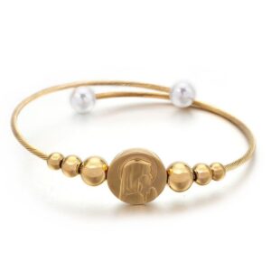 Pulsera Religiosa Acero Inoxidable 18K Amen