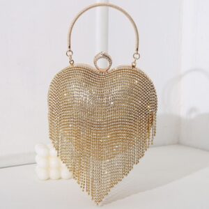 Cartera de noche | Corazón Gold Color | Nueva Colección