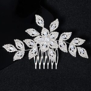 Accesorio para el cabello full diamantes premium tono silver