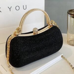 Cartera de noche black color