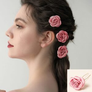 Accesorios para cabello tono rosa