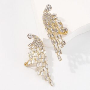 ARETES DE ALAS COLOR DORADO