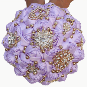 Ramo Premium Purpura multiples diamantes estilo Europeo