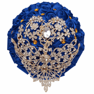 Ramo Premium Azul estilo2 Palido multiples diamantes estilo Europeo