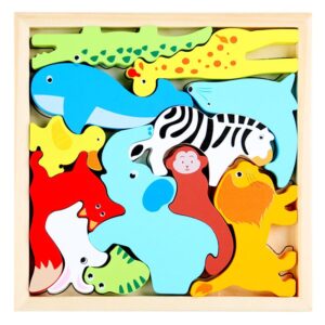 Juegos didácticos estilo animales / dimensión de ancho y alto: 16cm-16cm