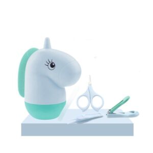 Kit de uñas para bebe con unicornio skyblue