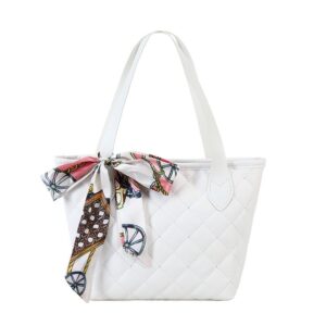 Bolso con lazo white color